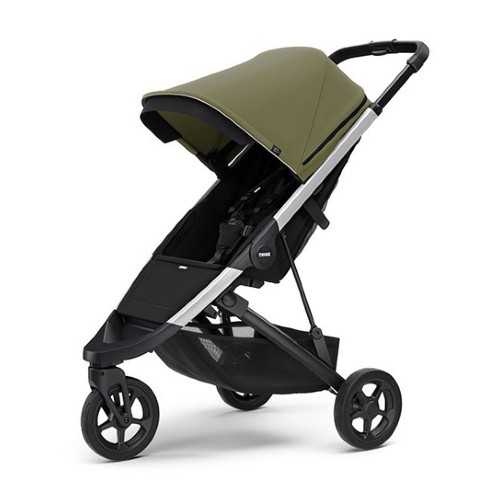 olive green stroller