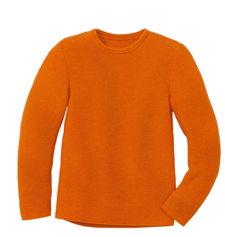 Disana Avigstickad tröja Orange