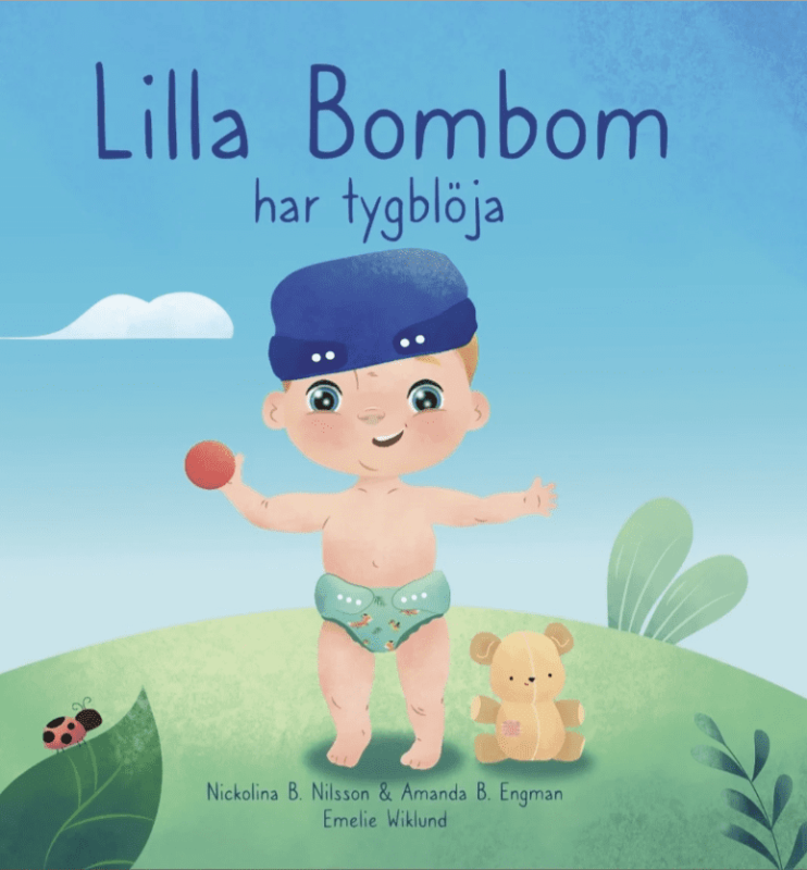 Lilla Bombom boken "Lilla Bombom har tygblöja"