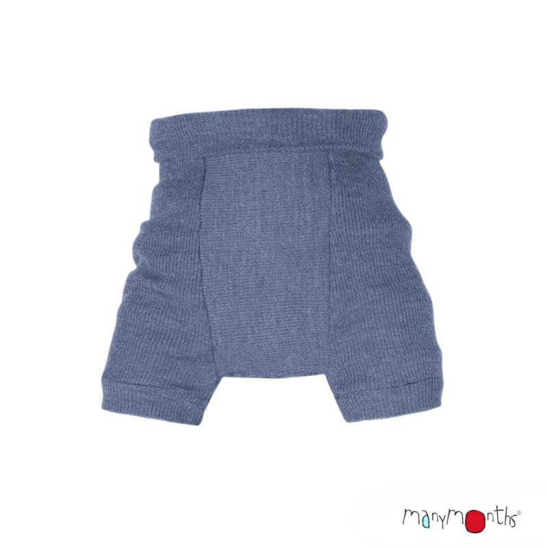 ManyMonths Wool Shorties Blue Mist/Toasted Coconut