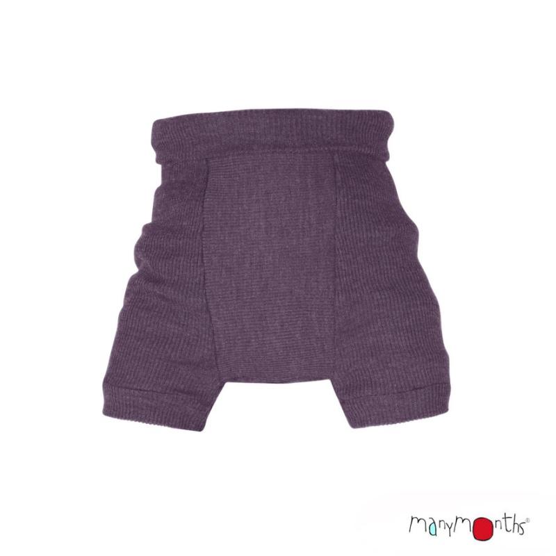 ManyMonths Wool Shorties Dusty Grape/Toasted Coconut