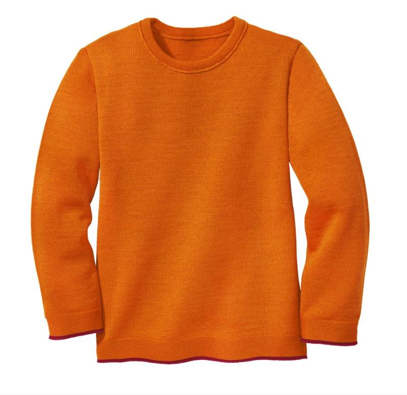 Disana Slätstickad tröja Orange