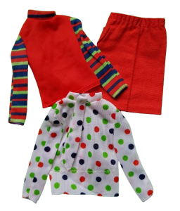 Barbie Get-Up 'N Go Fashions	Airline United #7703