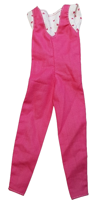 Pink Heart Jumpsuit #7906 - KOMPLETT