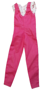 Barbie Pink Heart Jumpsuit #7906 - KOMPLETT