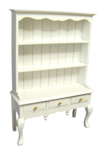 Hylla - Queen Anne dresser - vit