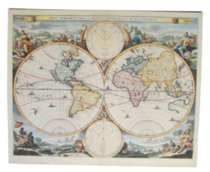 Världskarta - antik