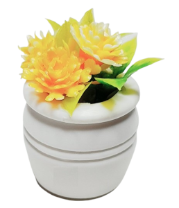 Blomma i kruka - gul