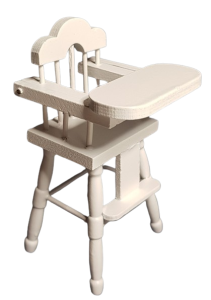 Barnstol - vit
