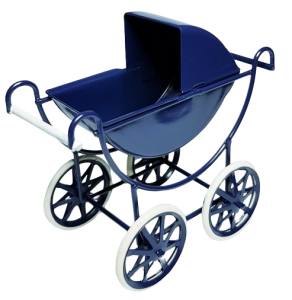 Barnvagn - marinblå