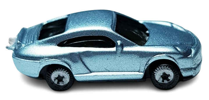 Bil - ljusblå
