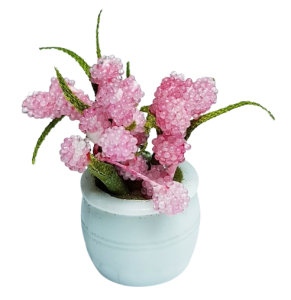 Blomma i kruka - ljusrosa