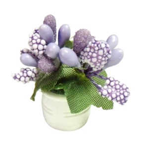 Blomma i kruka - lila