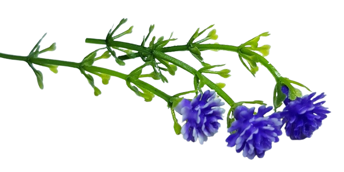 Blombukett - mörk lila