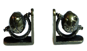 Bokstöd - jordglober