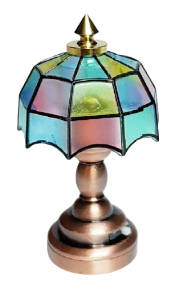 Bordslampa - Tiffany - batteri (LED)