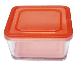 Förvaringslåda - rött lock