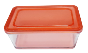 Förvaringslåda - rött lock