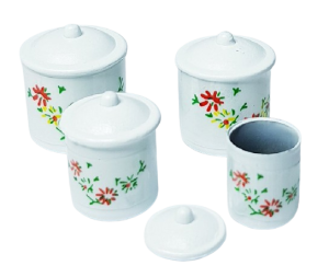 Burkar - vita - metall