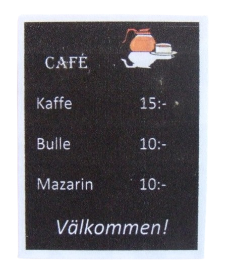 Café - affisch