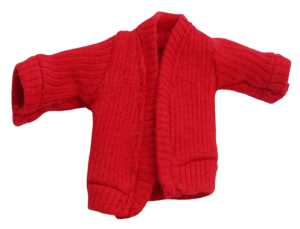Cardigan - röd