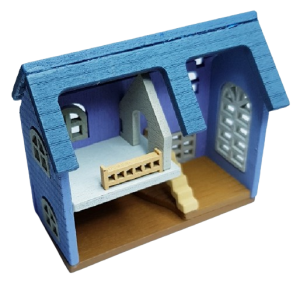 Dockskåp - mini - blå