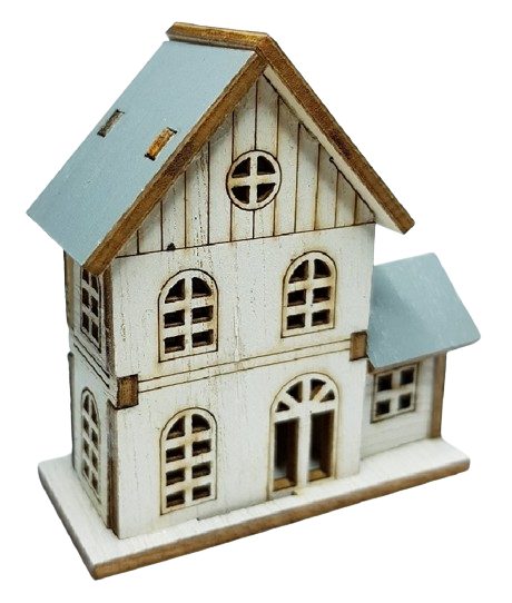 Dockskåp - mini - vitbets