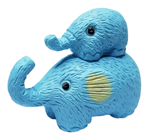 Leksak - elefant - blå