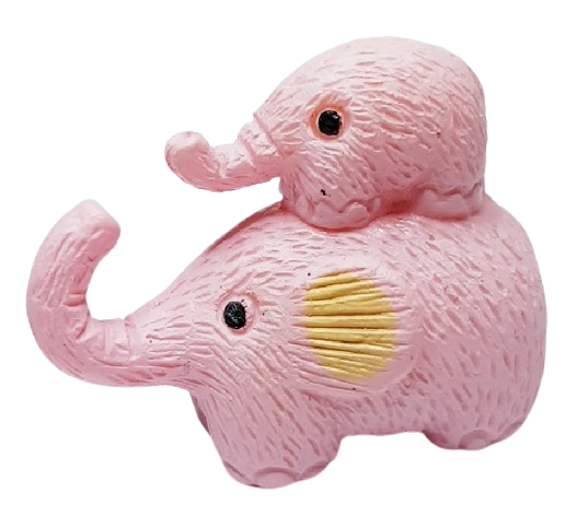 Leksak - elefant - rosa