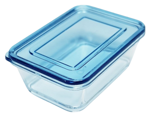 Förvaringslåda - blått lock