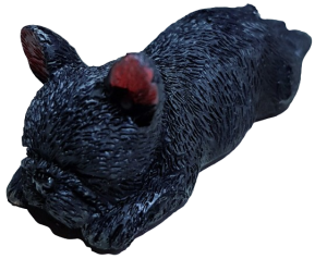 Hund - fransk bulldog - liggande