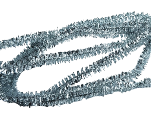 Silverfärgad girland