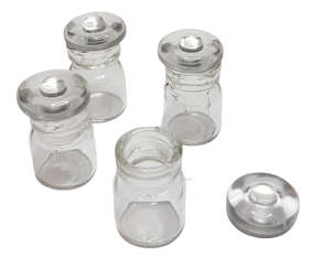 Glasburkar med lock
