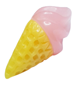 Glasstrut - jordgubb