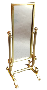 Golvspegel - mässing