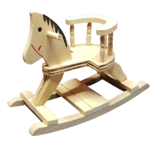 Gunghäst - obehandlad