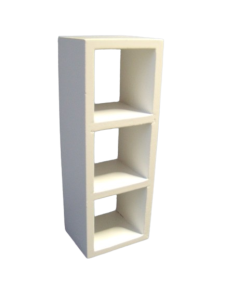 Hylla - 3 fack - vit