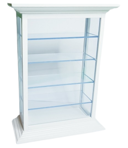 Hylla - glas - vit