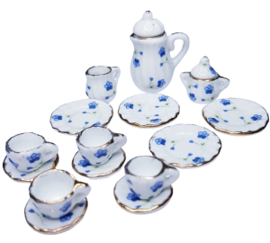 Kaffeservis - Blue flower