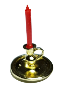 Kammarljusstake - rött ljus