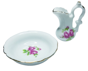 Kanna och handfat - rosa