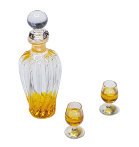 Karaff med glas - whisky