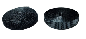 Kardborreband - svart