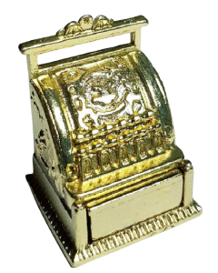 Kassaapparat - mässing