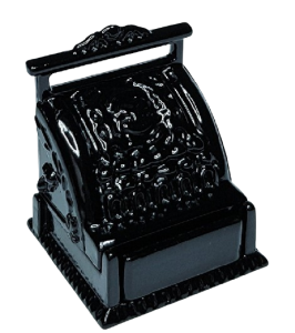 Kassaapparat - svart