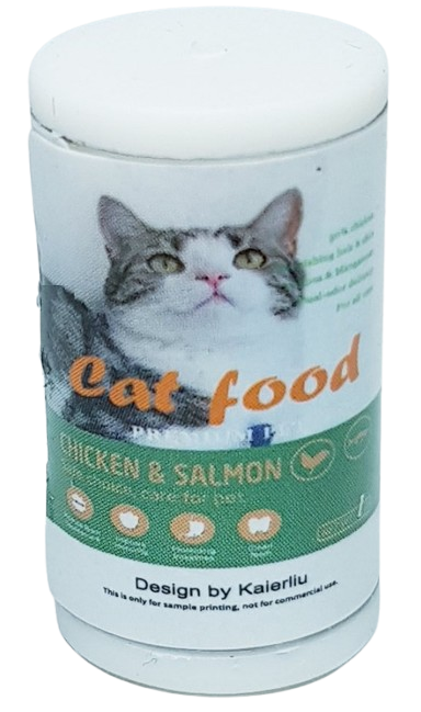 Kattmat med innehåll