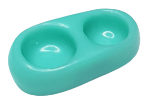 Matskål katt/hund - mintgrön