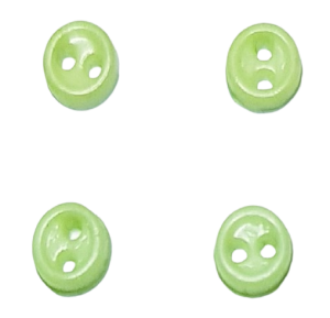 Knappar -  gröna - 3 mm