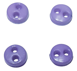 Knappar - lila - 4 mm