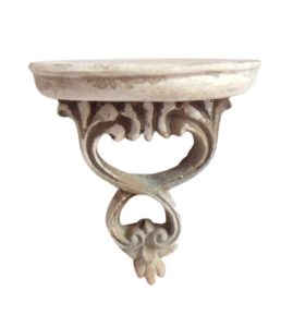 Konsolhylla - gråmelerad